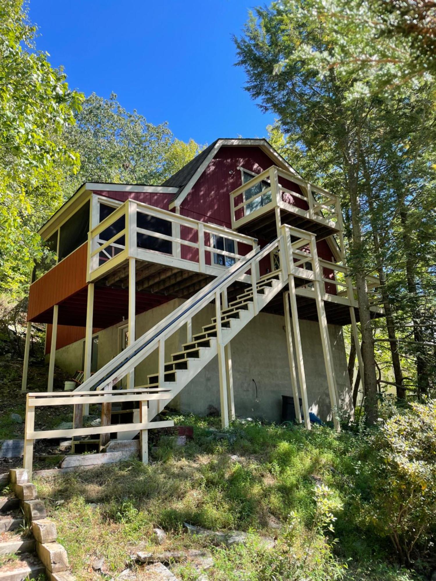 Saw Creek Cabin - Regent Hilltop Бушкилл Экстерьер фото
